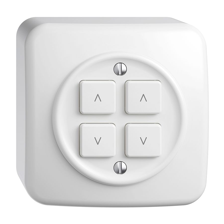 AP-Nebenstelle 2K/4T zu Storenschalter Sdue Wiser weiss