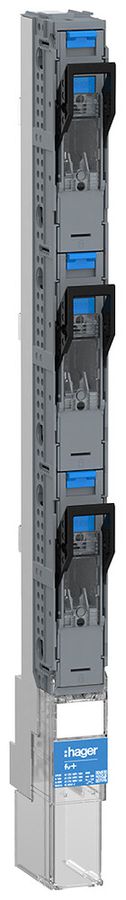 Barre de commutation HPC Hager FV+ NH00 1P 160A 690V 100kA raccordement à vis