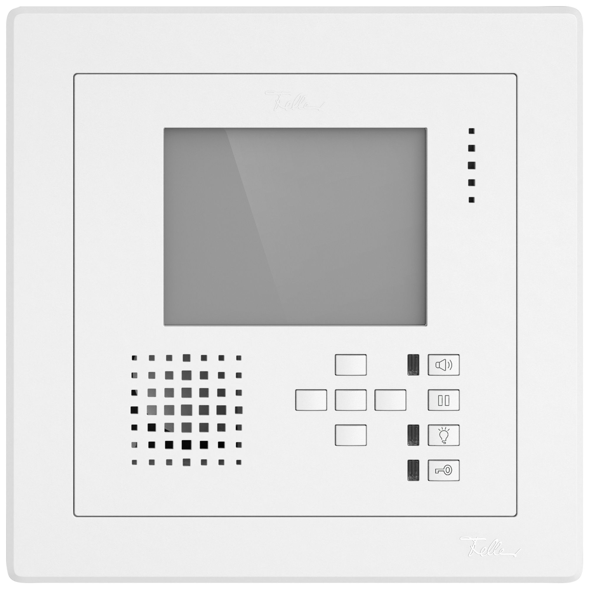 Poste mains-libres vidéo ENC EDIZIO.liv ouvre-porte fonctions commut.bc