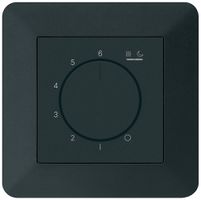 UP-Raumthermostat kallysto.trend An/Aus 230VAC 16A 92×92mm schwarz