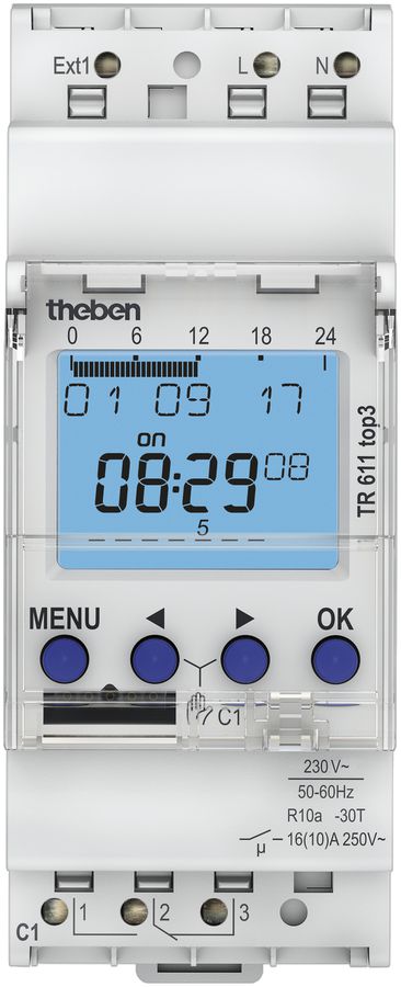 REG-Schaltuhr digital TR 611 top3 Theben