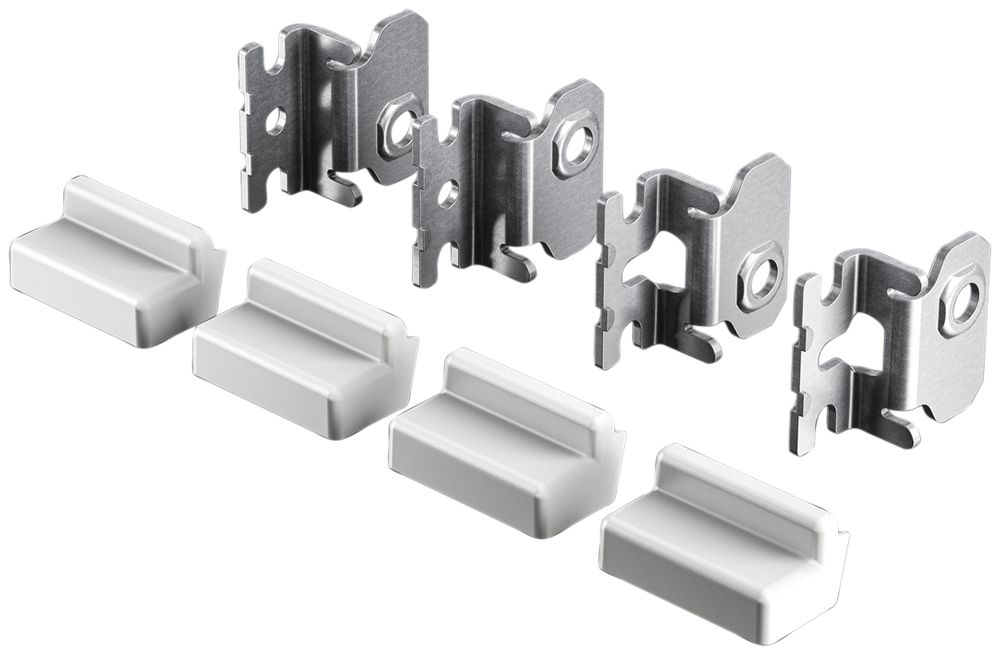 Fixation murale Rittal AX, pour AX/KX, D=40mm, tôle d'acier