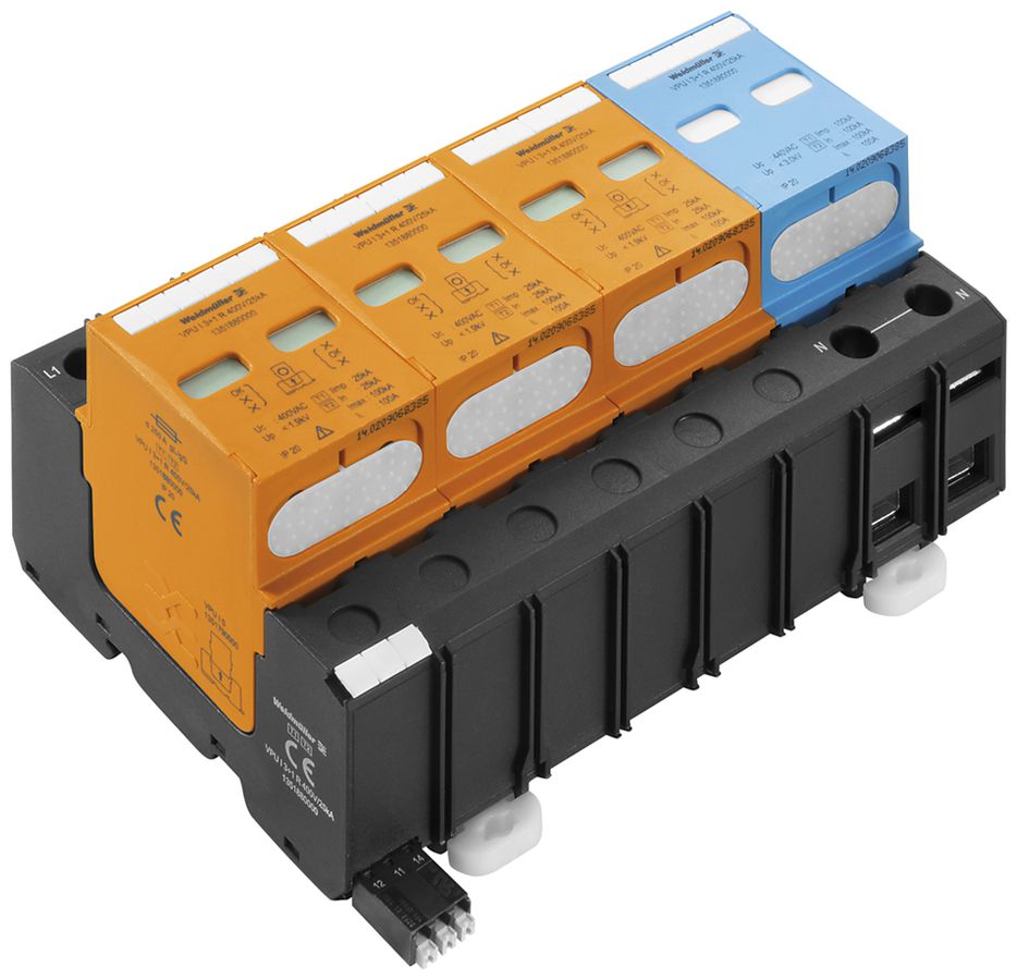 Parasurtension Weidmüller VPU I 3+1 R 400V/25KA