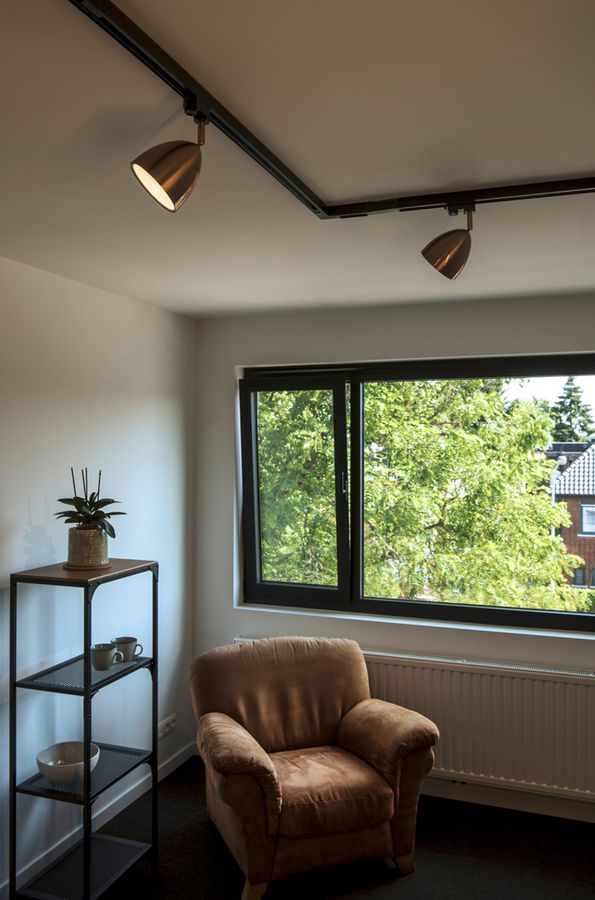 Leuchte SLV PARA CONE 14 TRACK GU10 25W 3-Ph.-Adapter Ø135mm kupfer/weiss