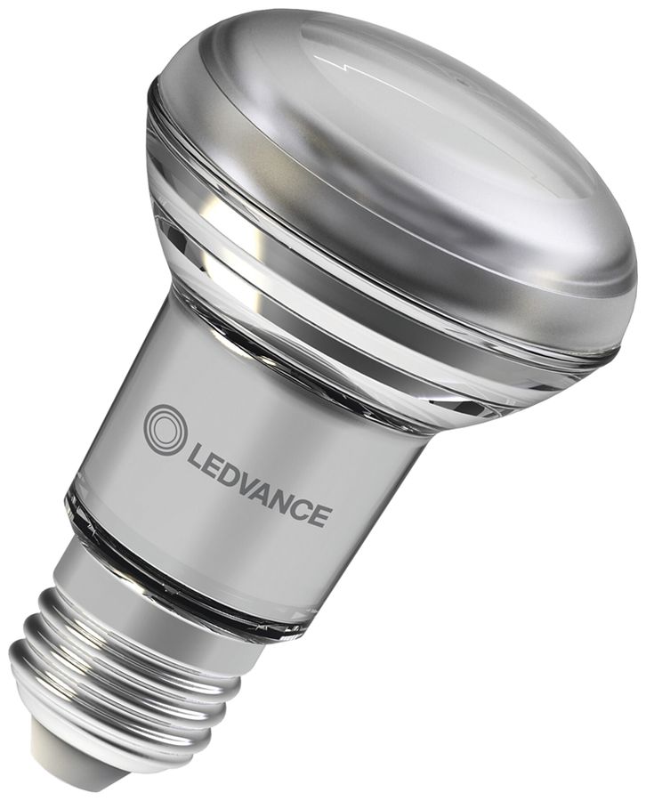 Lampada LED LEDVANCE E27 2.9W 210lm 2700K Ø63×98mm R63 chiaro 36°