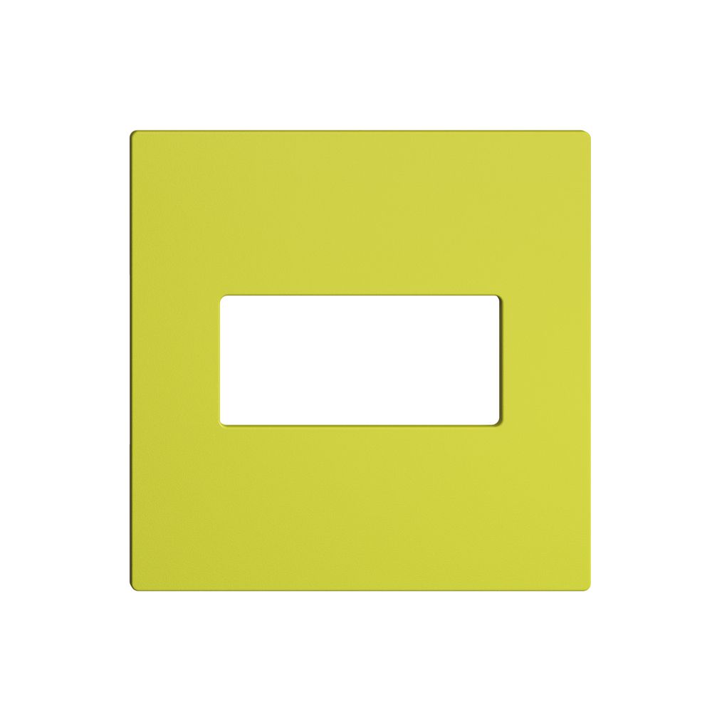 Set frontale EDIZIOdue F per rilevatore di movimento pirios 180 R eco, lemon