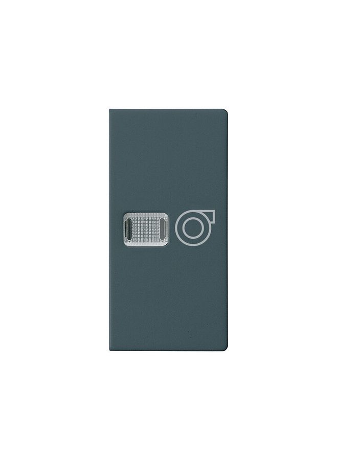 Knopf kallysto mit Symbol Ventilation anthrazit