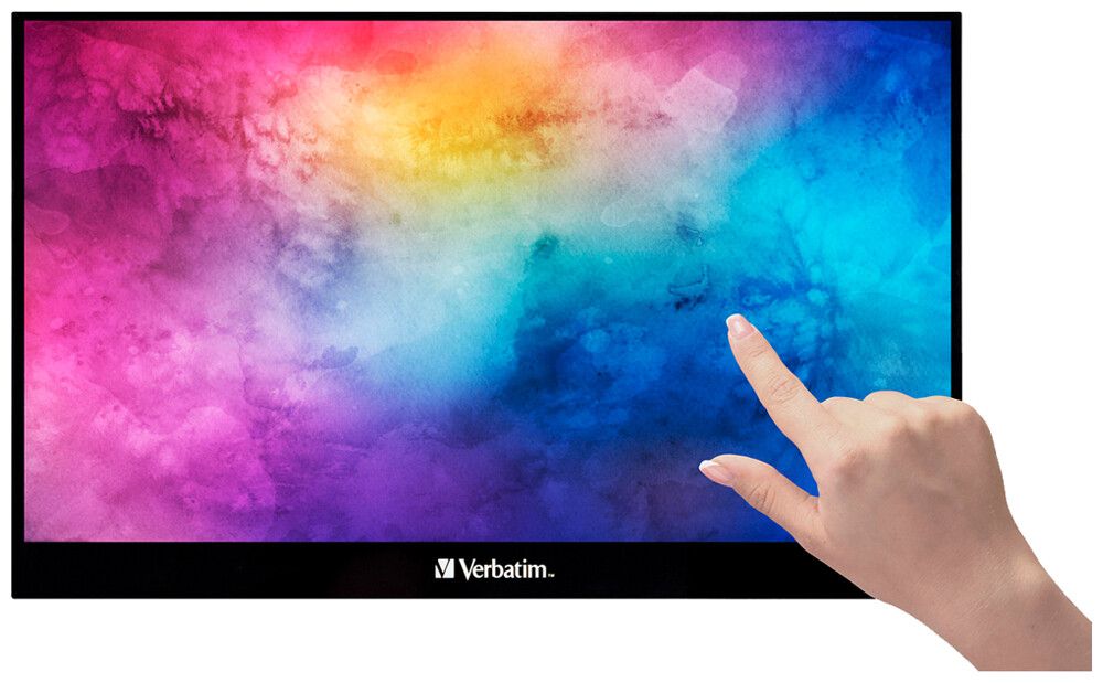 Schermo Verbatim PMT-17 17.3" IPS FHD 1920×1080px touch screen nero