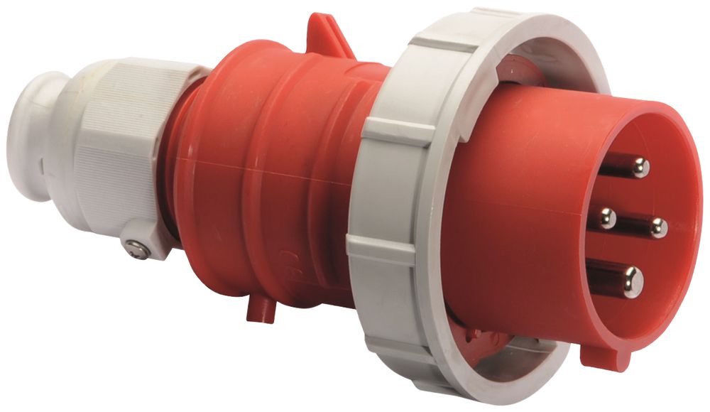 Fiche mobile CEE Bals 4P 32A 400V 6h rouge IP 44 nic.QC.