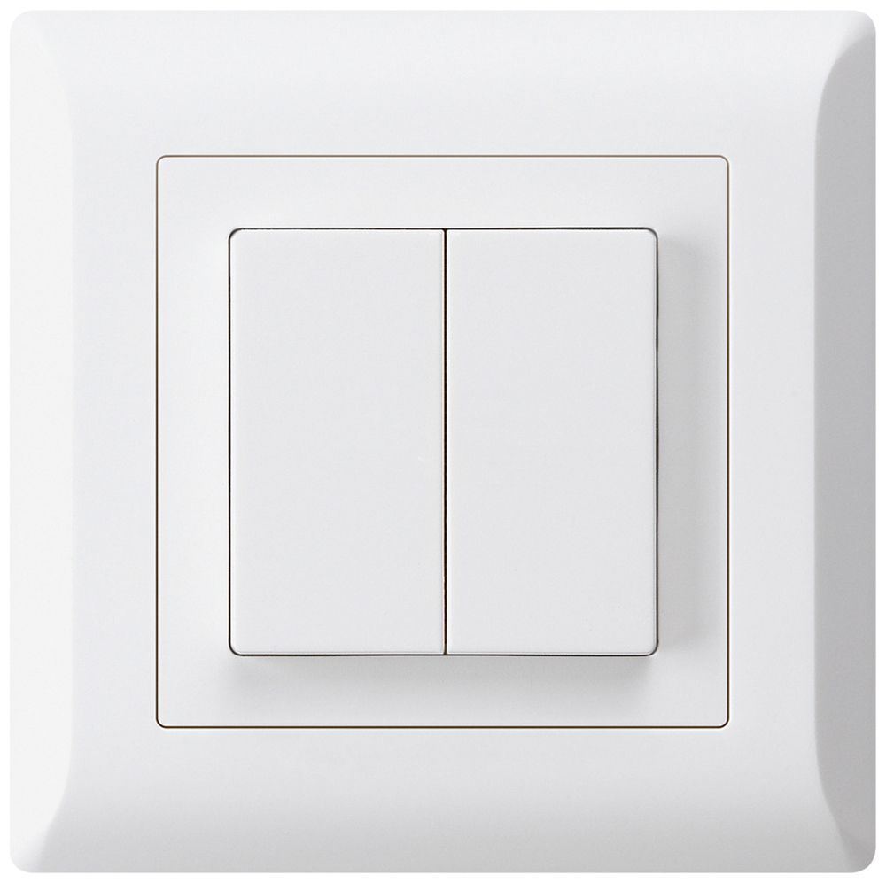 UP-Taster kallysto.line AR 2L weiss