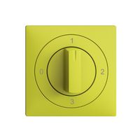 Kit frontal EDIZIOdue 0-1-2-3 60×60mm lemon pour interrupteur rotatif