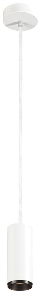 Lampada sospesa LED SLV NUMINOS S DALI 11W 985lm 2700K 24° Ø65×162mm bianco