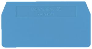 Paroi de fermeture/intermédiaire Weidmüller ZAP/TW 1 59.5×30.5mm bleu