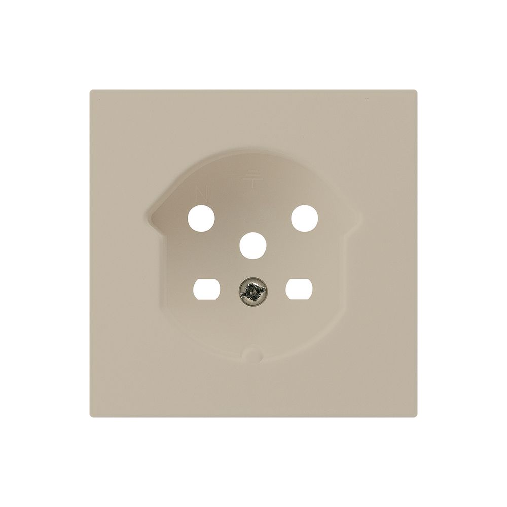 Frontset HA kallysto für Steckdose Typ 15 mit Steckklemmen beige