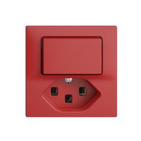 Combinaison 3/1L+T23 16A EDIZIOdue berry