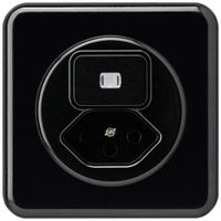 UP-Kombination beleuchtet basico A-R/1L+Typ 13 schwarz