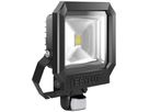 LED-Strahler ESYLUX AFL SUN, 50W 3000K 4000lm 227×86×290mm IP65, schwarz
