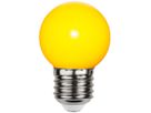 LED-Lampe M. Schönenberger E27 1W 18lm 69mm G45 opal gelb