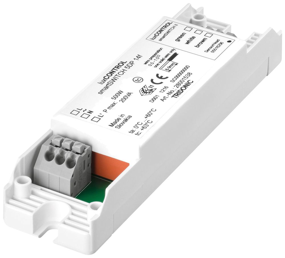 Détecteur de mouvement Tridonic smartSWITCH 5DP 14f