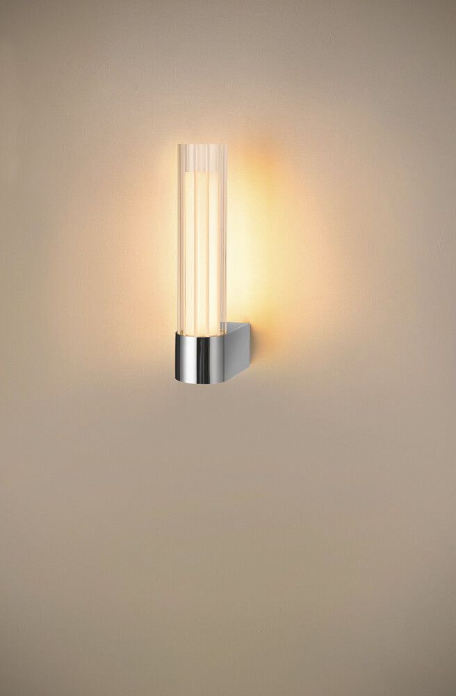 Applique LED SLV LYGANT single 8W 560lm 3000K IP44 326×75mm chrome