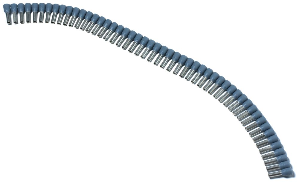 Aderendhülsen-Band für Stripax plus 2.5mm²/8 grau