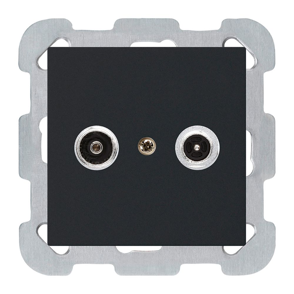 Prise antenne ENC kallysto R/TV montage B 19dB 2GHz noir