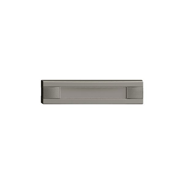 Touche 1/4 KNX/électron.s.LED+ pap.EDIZIOdue commande 2×gris foncé