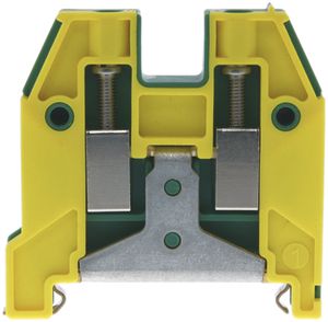 Schutzleiter-Reihenklemme Woertz Ex 2.5…6mm² Schraubanschluss 2×1 TH35 grün/gelb