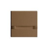 Knopf 1/1 EDIZIOdue ohne LED coffee