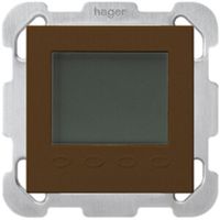 UP-Raumthermostat Hager kallysto B mit Display braun