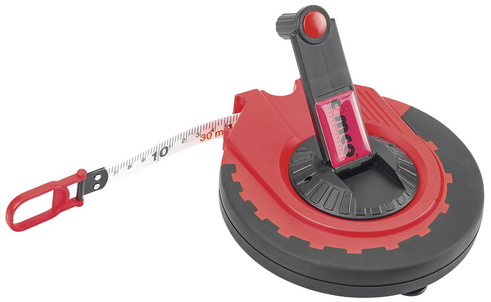 Rollbandmass CIMCO 30m schwarz/rot