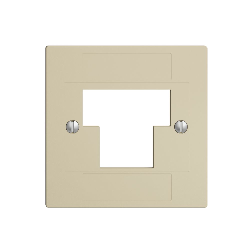Frontplatte 1×TT,2×RJ45 vanille ITplus ITM EDIZIOdue