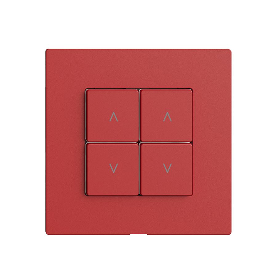 Commande pour interrupteur stores 2c/4t Edue Wiser berry