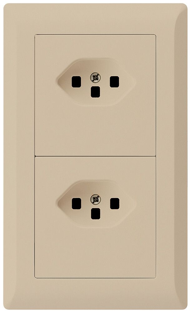 Combinazione INC kallysto.line grd.I-I verticale 2×tipo 23 c.morsetti a vite be