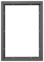 Kombirahmen Siedle, aus Aluminium, 331×231×15mm, grau