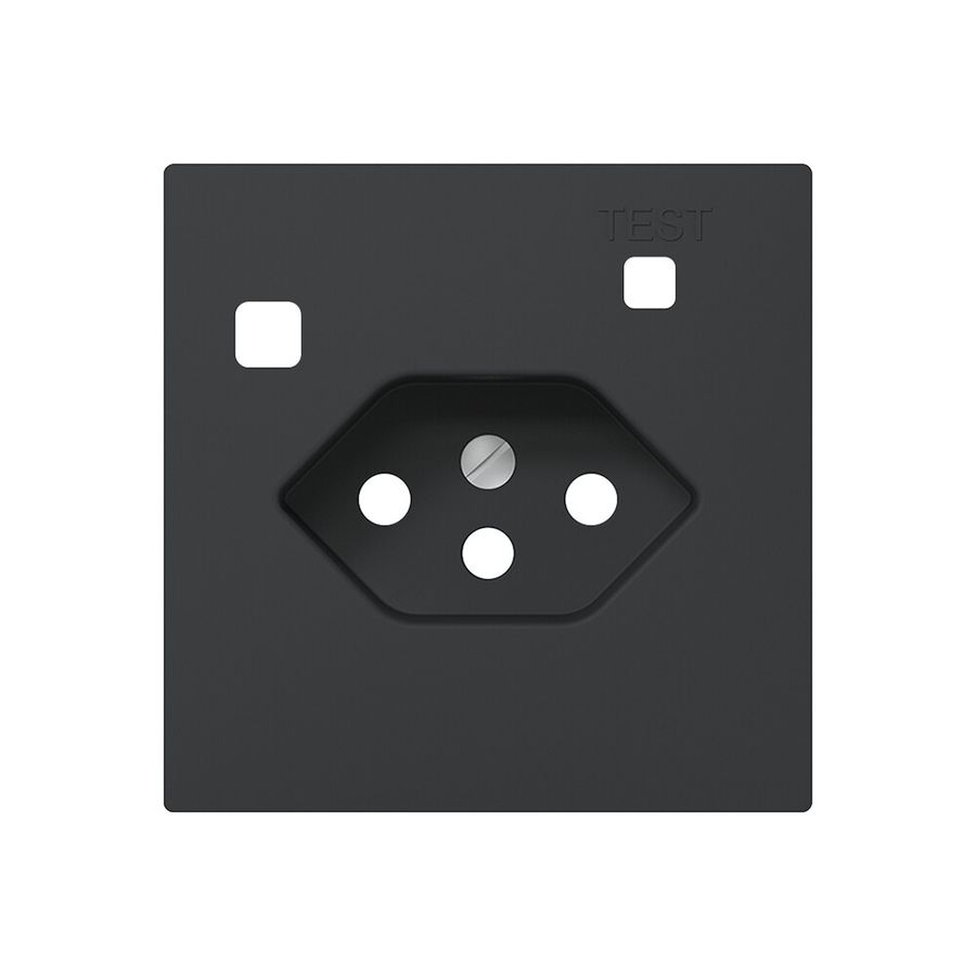 Frontset SIDUS Z/E zu FI-Steckdose T13 anthrazit