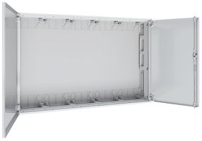 Armoire murale SE Prisma XS 1300×800×210mm IP43 SKII portes 5 part.5 rangées