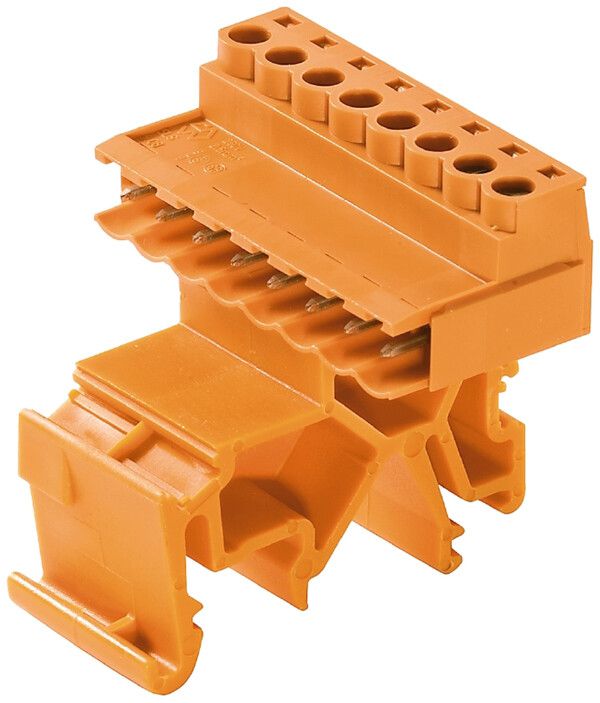 Stiftstecker Weidmüller SLS Schwalbenschwänze 5.08mm 10L verzinnt orange