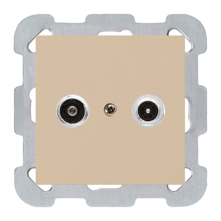 Presa antenna INC kallysto R/TV montaggio B 11dB 2GHz beige