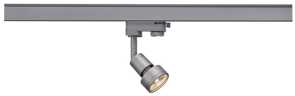 Strahler SLV PURI, GU10 50W mit 3-Phasen-Adapter IP20 silbergrau