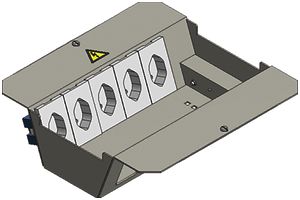 Einbausatz BAK SB 2×5 FLF stehend weiss