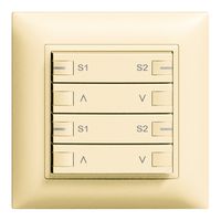 UP-Taster ZEP 2K/2T Motor Hauptstelle EDIZIOdue vanille