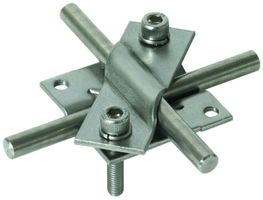 Pièce de serrage universelle DEHN/elvatec avec vis six pans creux, V2A