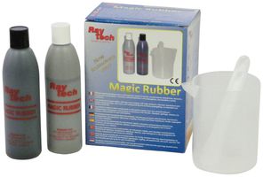 Caoutchouc bi-composant Raytech MAGIC RUBBER 500gr noir
