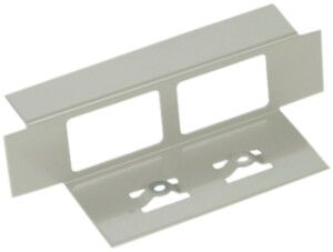 Plaque de montage Woertz avec 2 ouverture FLF