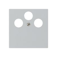 Placca frontale kallysto per R&M HWS grigio chiaro 3×coass.SAT