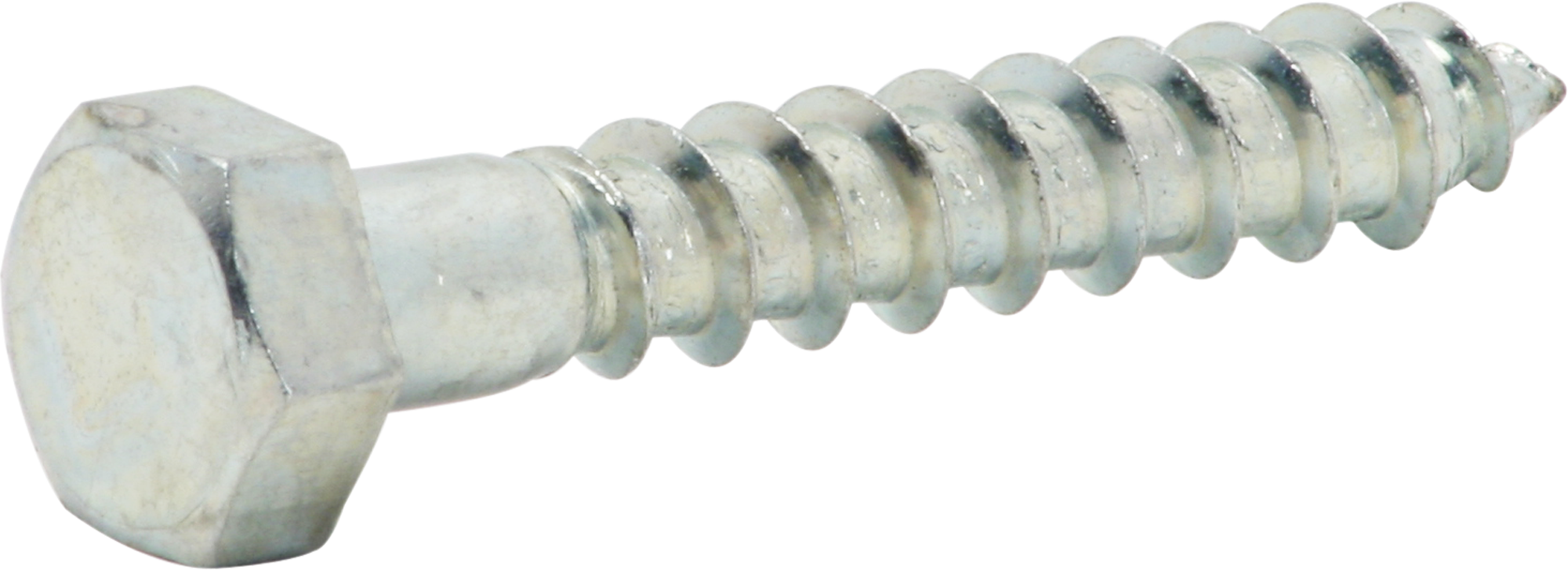 Vis à bois à tête hexagonale 8×50mm DIN 571, fraisée, zinguée