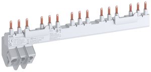 Kammschiene ABB PS1-5-1-65K, für 5×MS132-K+0.5TE 3L 65A 258.3mm Push-In