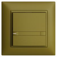 UP-KNX-Taster RGB EDUE FMI, 250mW, m.RGB-LED, m.Papier., 1×Taste, 2×Tastenb., ov