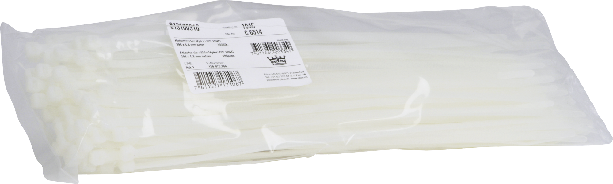 Fascetta marKing 4.8/298mm bianco